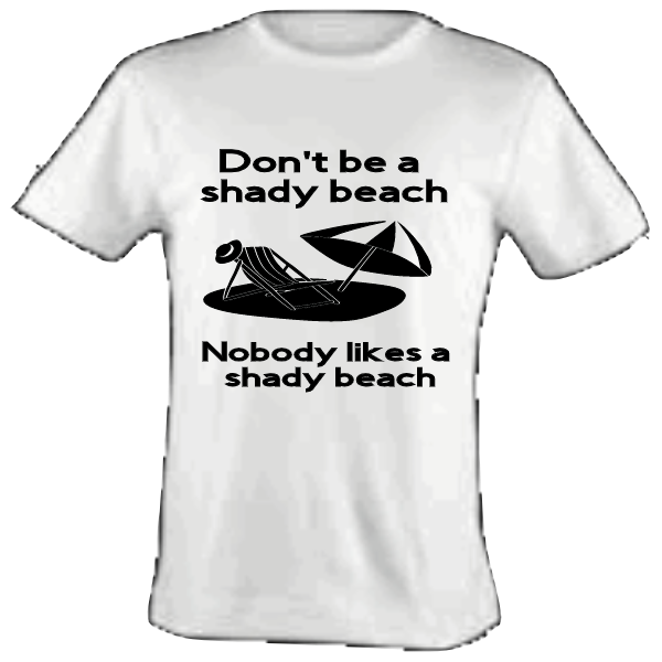 Shady beach